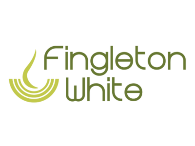 Fingleton White Logo